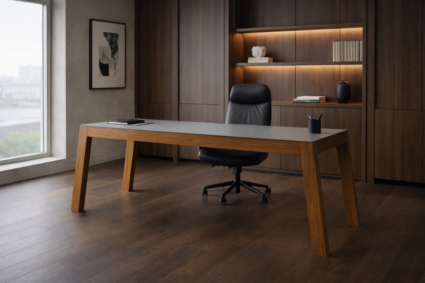 The Starter Desk - Oak #1